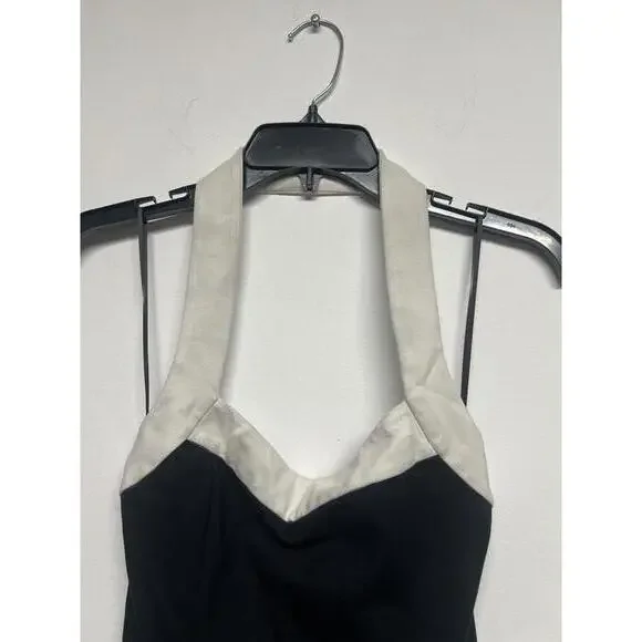 NICHOLAS Jane Midi Dress in Solid Black & Milk - Picture 10 of 12